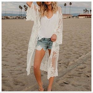 Summer Loving Boho Chic Lace Kimono Duster